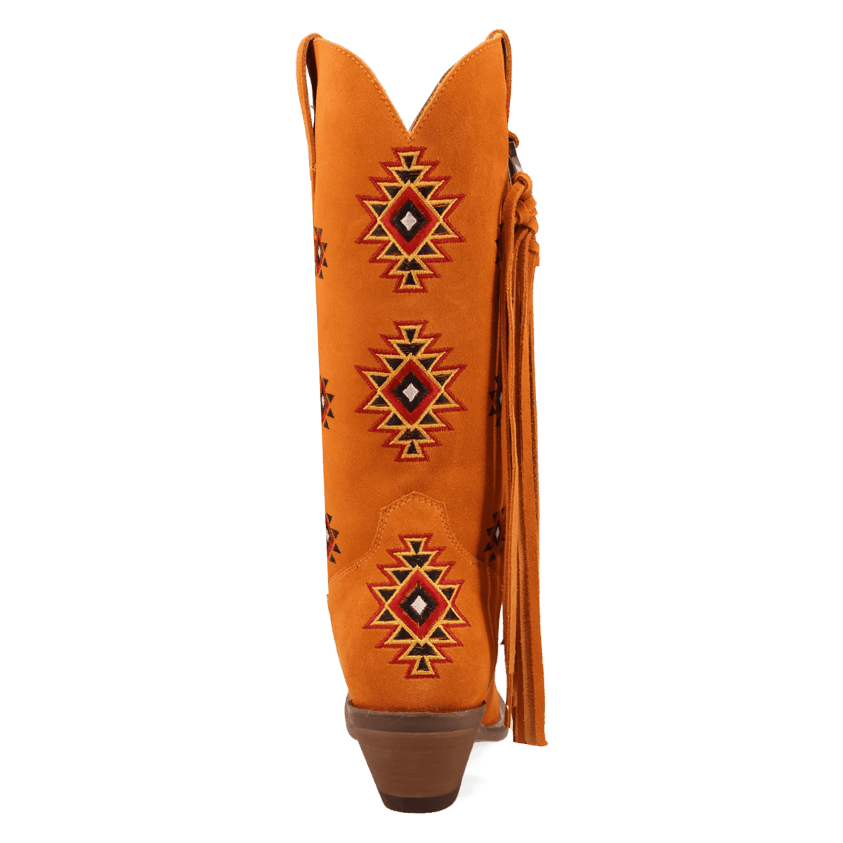 PRODUCT SHOT SWEET DREAMS LEATHER BOOT AT 180 DEGREE BACK ANGLE