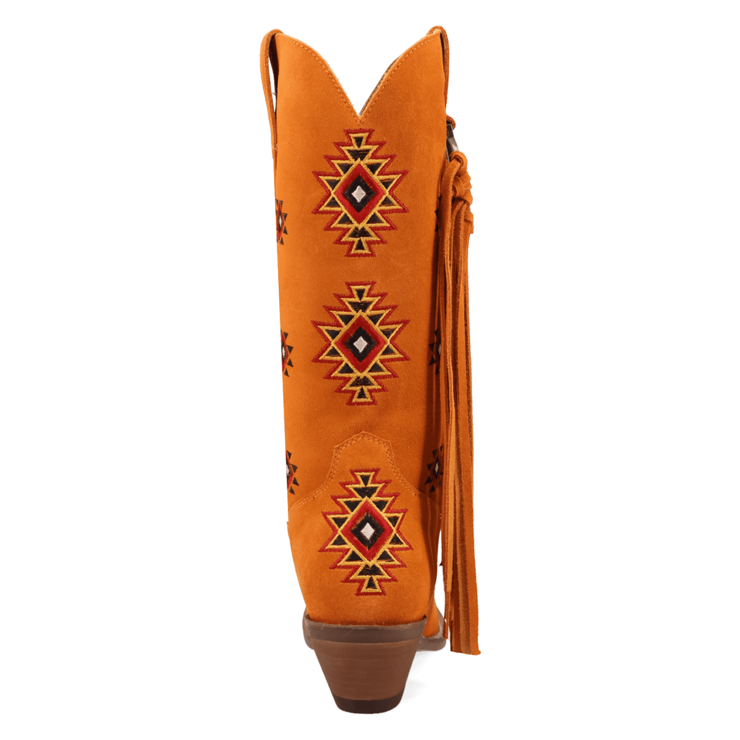 PRODUCT SHOT SWEET DREAMS LEATHER BOOT AT 180 DEGREE BACK ANGLE