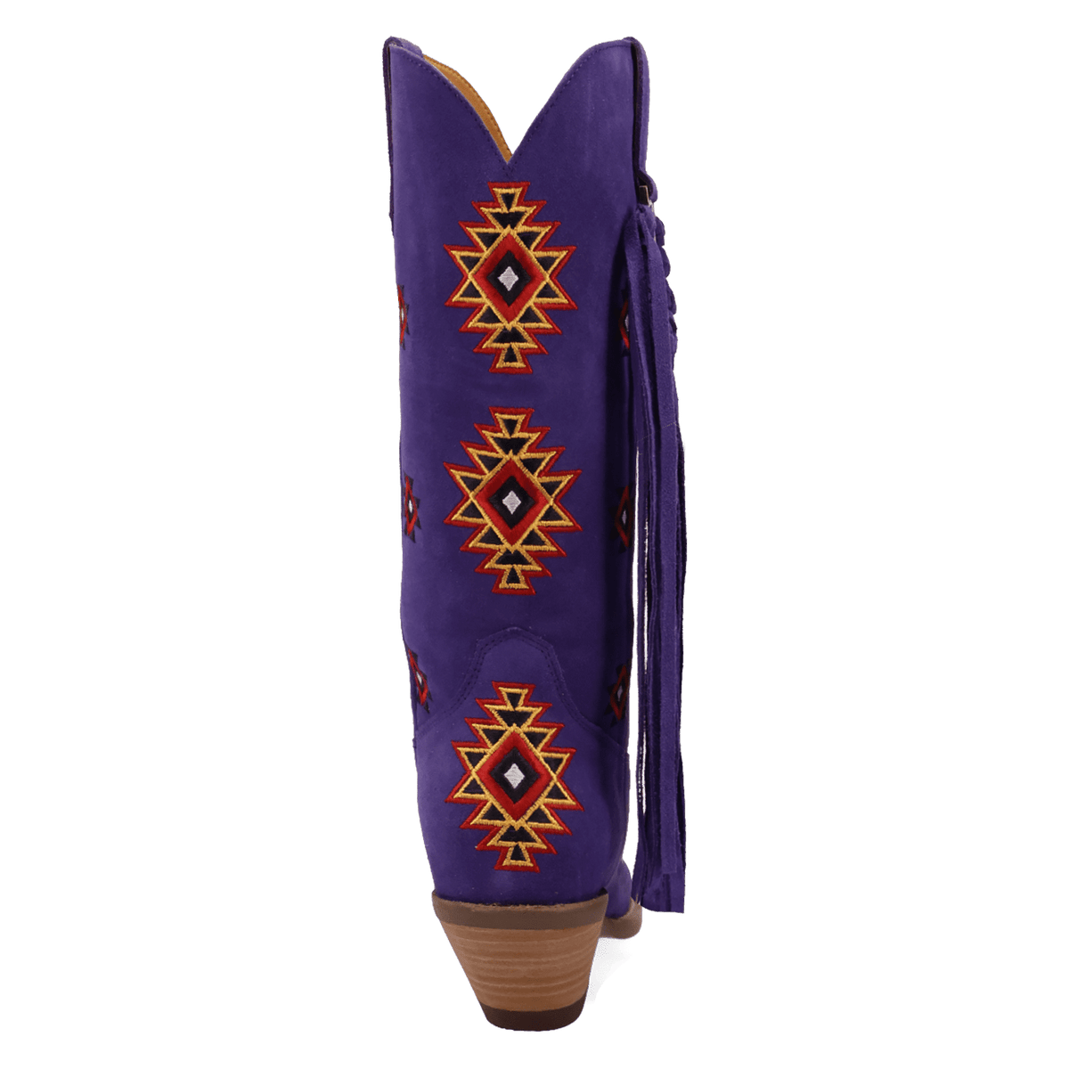 PRODUCT SHOT SWEET DREAMS LEATHER BOOT AT 180 DEGREE BACK ANGLE