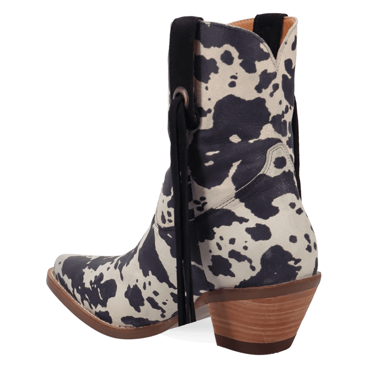 PRODUCT SHOT WILD LIFE LEATHER BOOTIE AT 270 DEGREE ANGLE