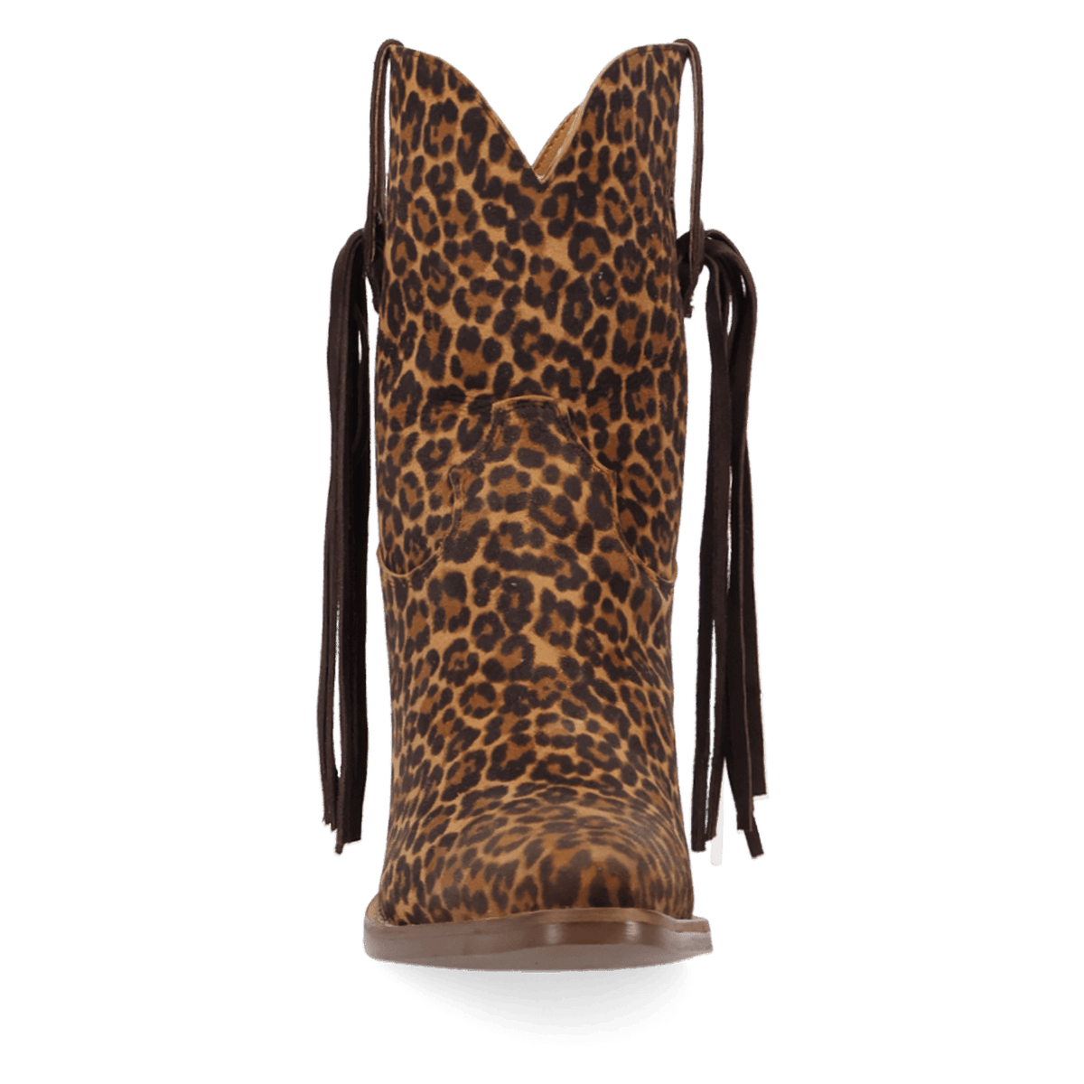 PRODUCT SHOT WILD LIFE LEATHER BOOTIE AT FRONT ANGLE