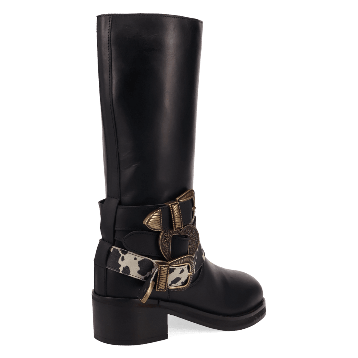 PRODUCT SHOT FULL THROTTLE LEATHER BOOT AT 315 DEGREE ANGLE