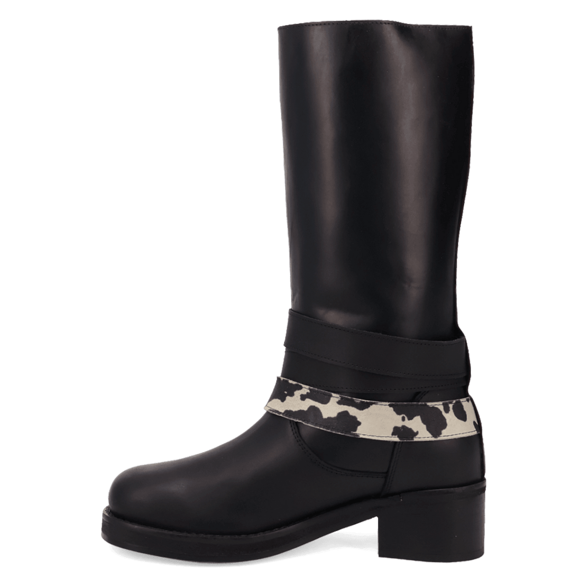 PRODUCT SHOT FULL THROTTLE LEATHER BOOT AT 135 DEGREE OUTSIDE ANGLE