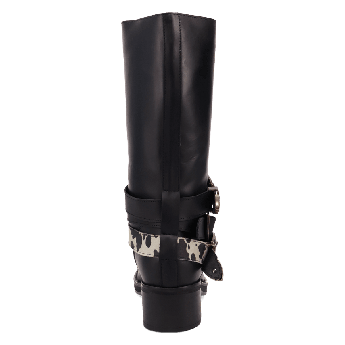 PRODUCT SHOT FULL THROTTLE LEATHER BOOT AT 180 DEGREE BACK ANGLE