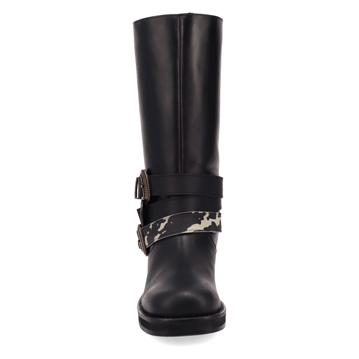 PRODUCT SHOT FULL THROTTLE LEATHER BOOT AT FRONT ANGLE