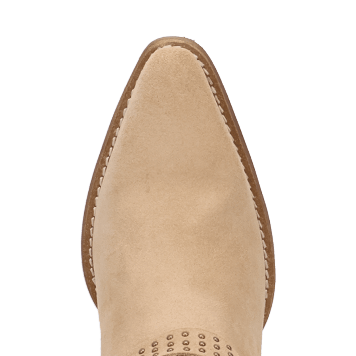 PRODUCT SHOT SCRUNCHY SUEDE BOOTIE AT TOE ANGLE