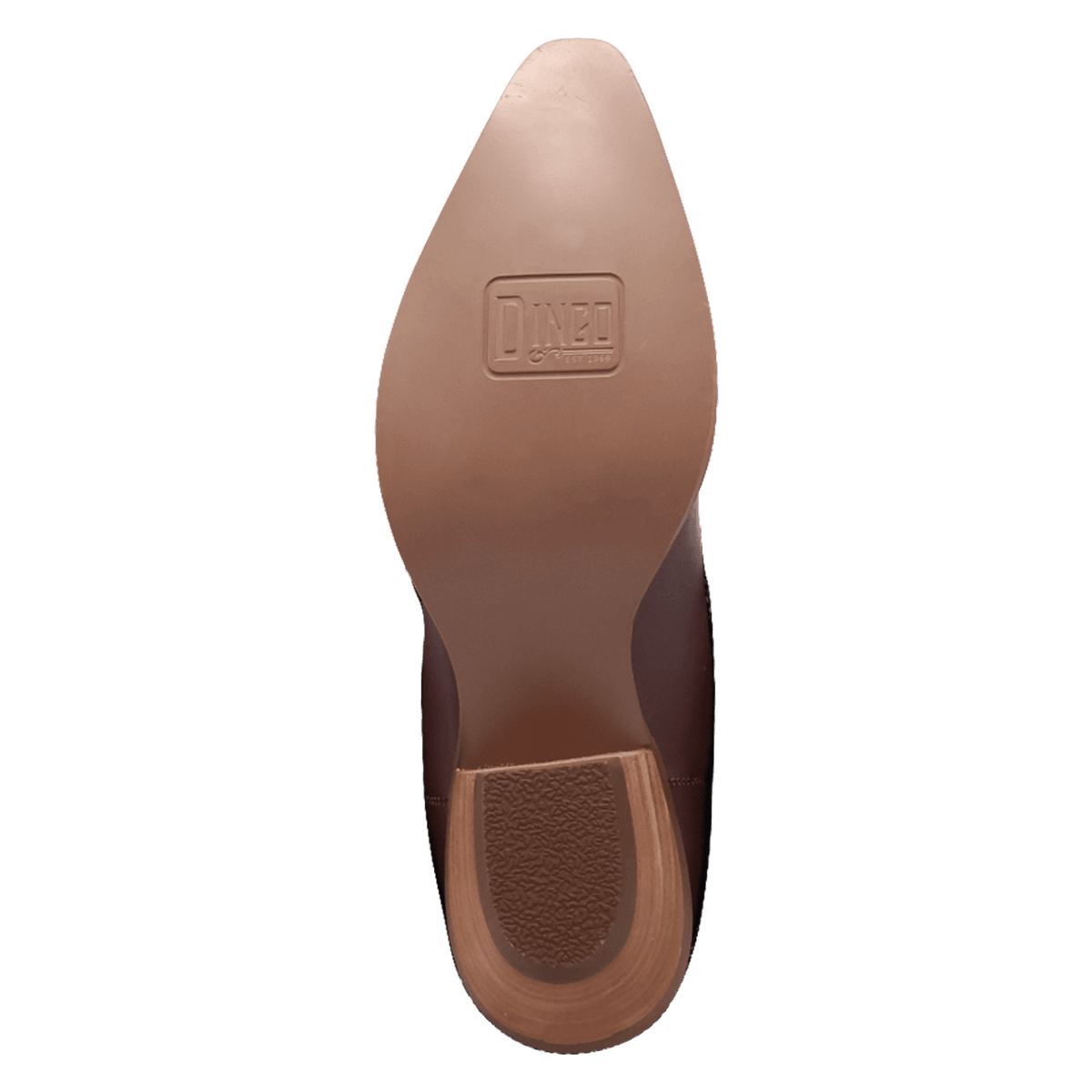 PRODUCT SHOT MYSTIC MESA FABRIC WRAPPED BOOT AT OUTSOLE ANGLE