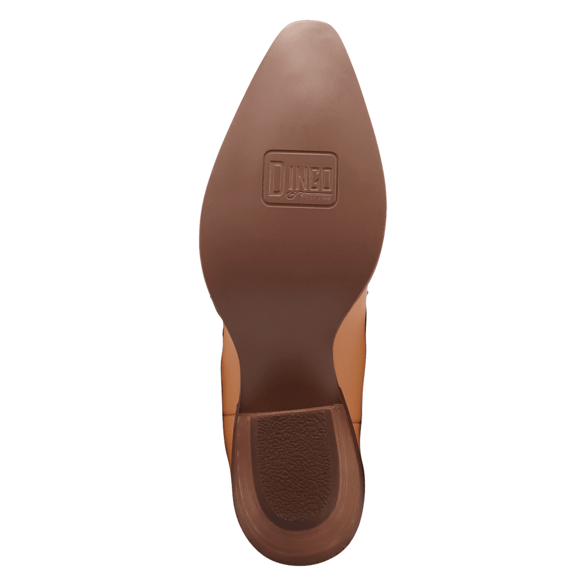 PRODUCT SHOT MYSTIC MESA FABRIC WRAPPED BOOT AT OUTSOLE ANGLE