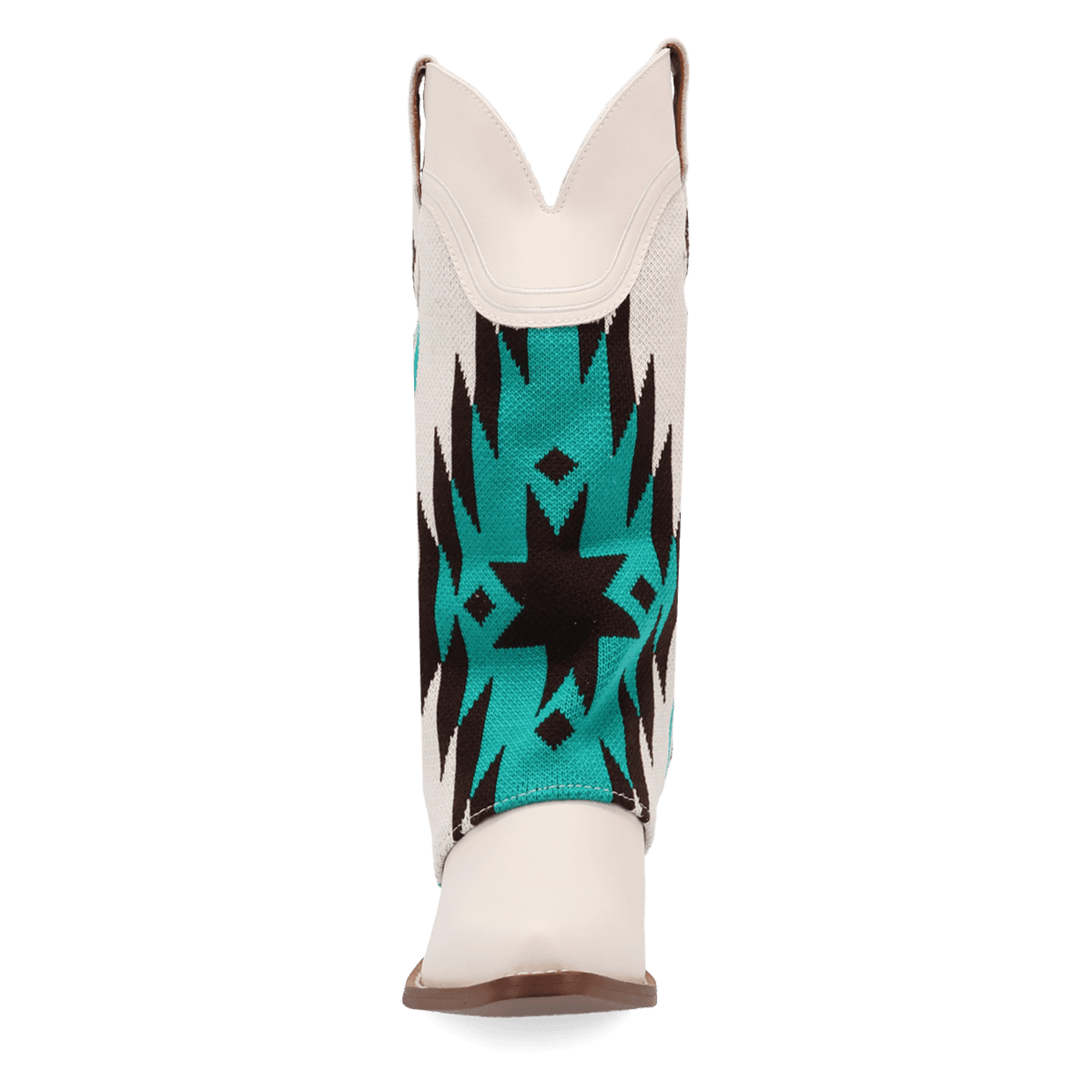 PRODUCT SHOT MYSTIC MESA FABRIC WRAPPED BOOT AT FRONT ANGLE