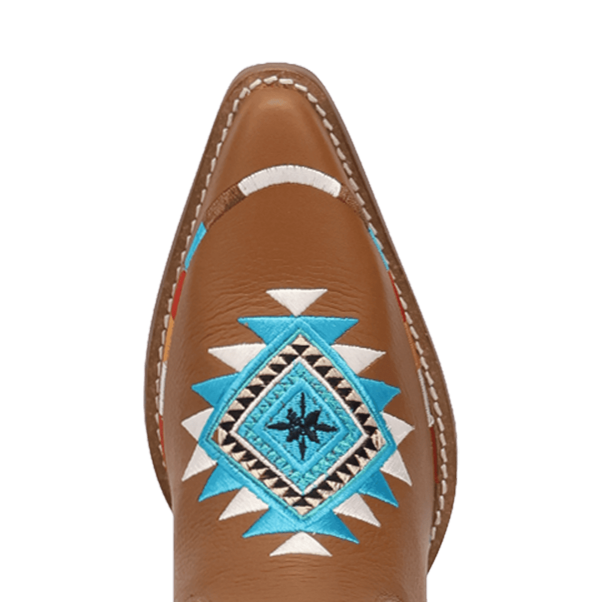 PRODUCT SHOT TERRACOTTA LEATHER BOOT AT TOE ANGLE