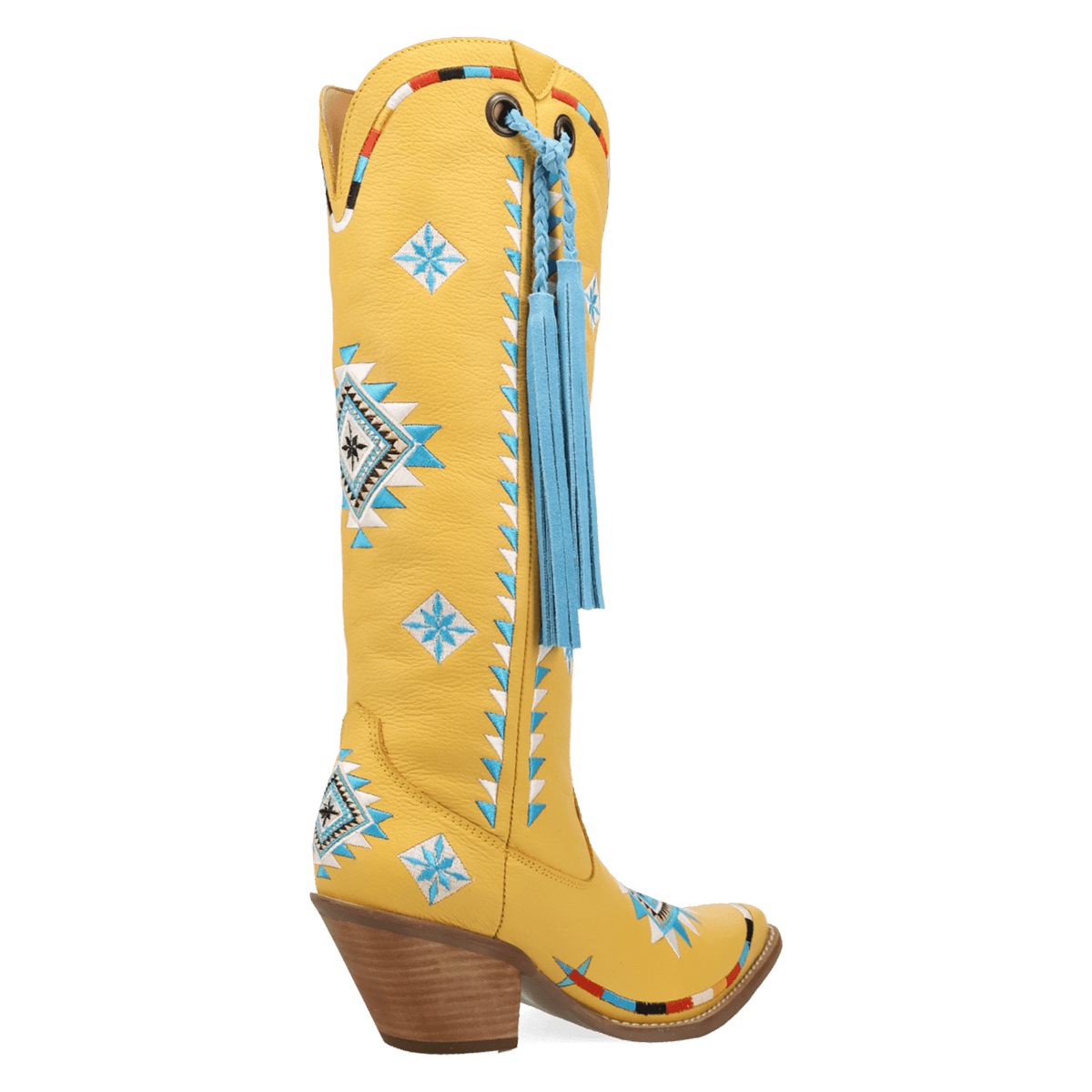 PRODUCT SHOT TERRACOTTA LEATHER BOOT AT 315 DEGREE ANGLE