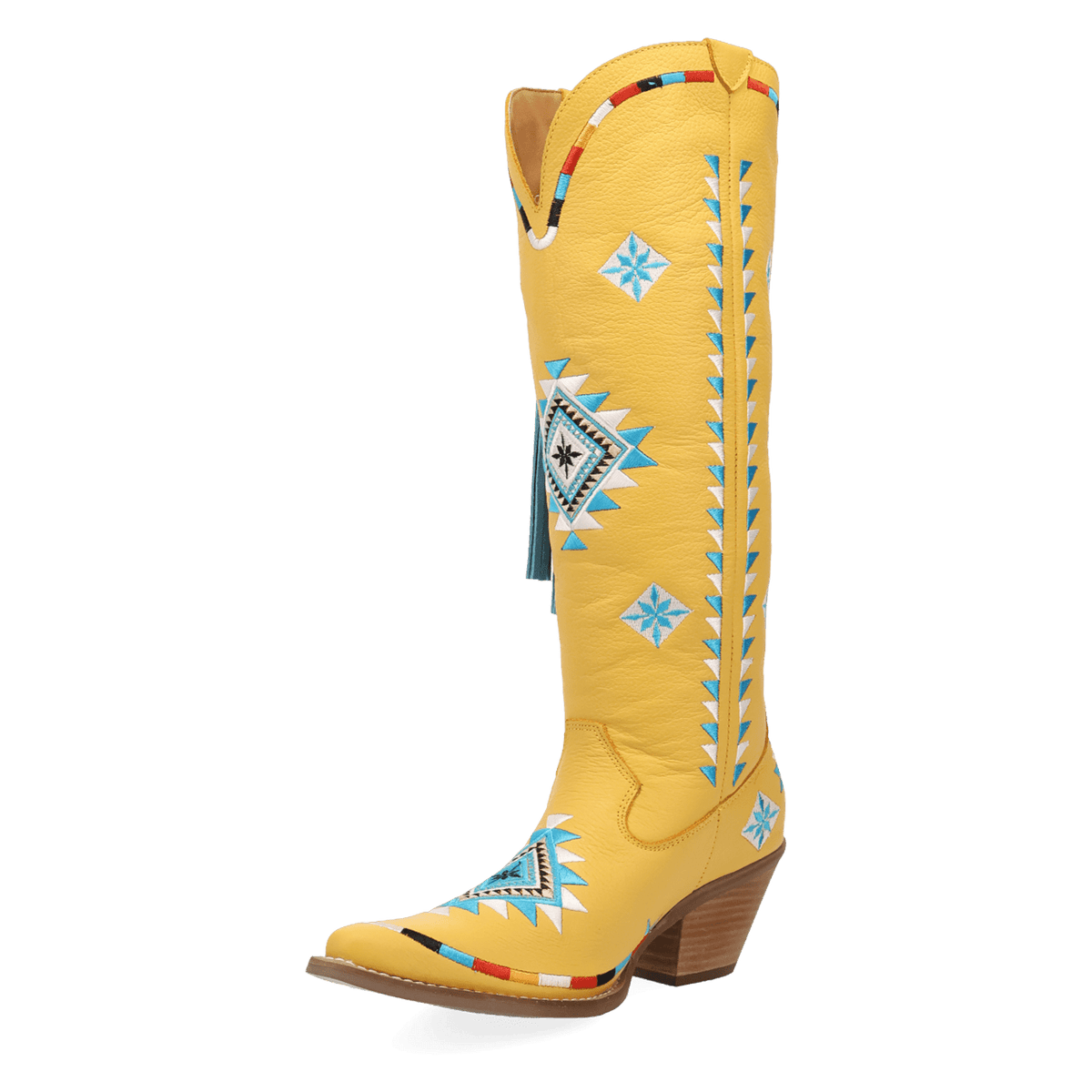 PRODUCT SHOT TERRACOTTA LEATHER BOOT AT 225 DEGREE ANGLE