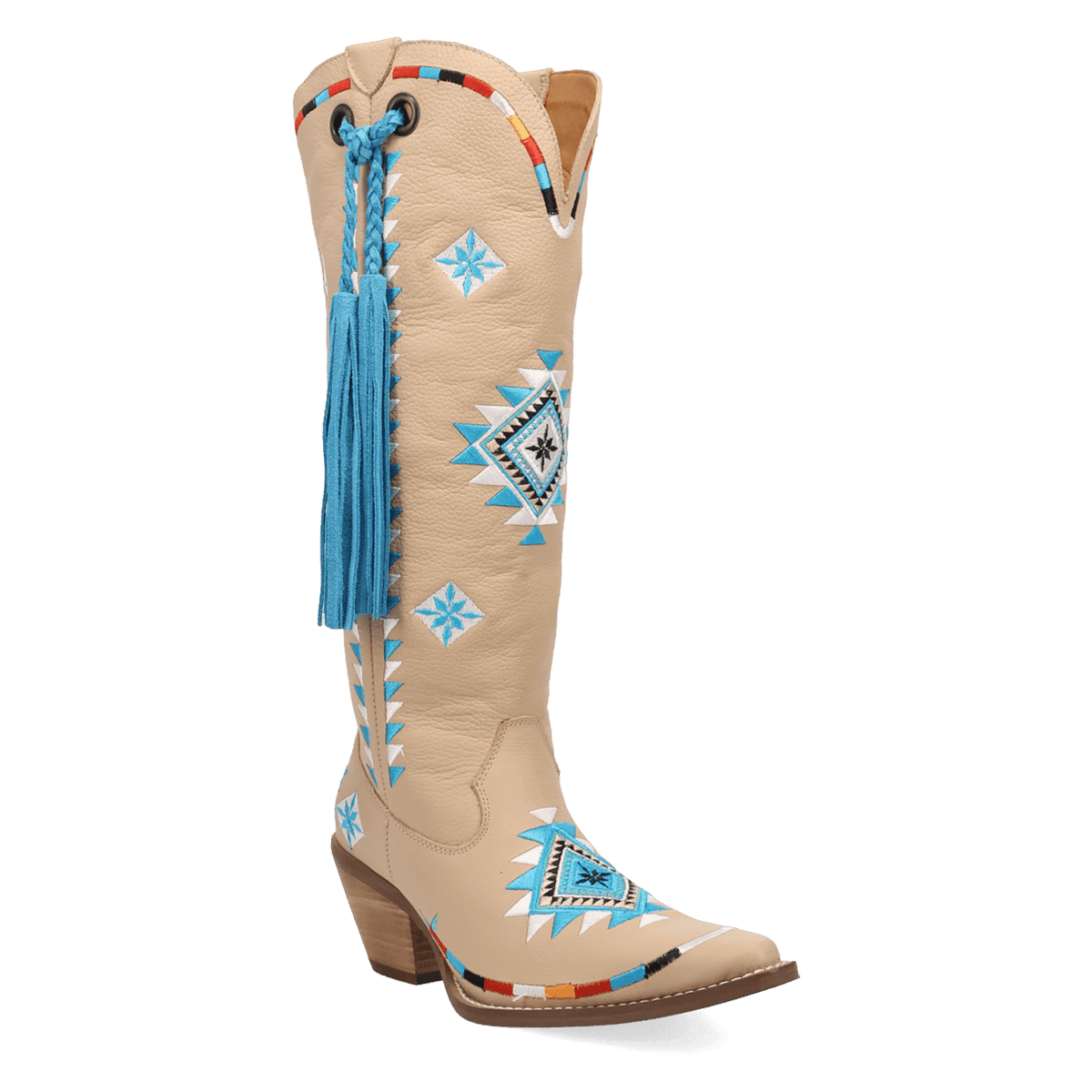 PRODUCT SHOT TERRACOTTA LEATHER BOOT AT 45 DEGREE ANGLE