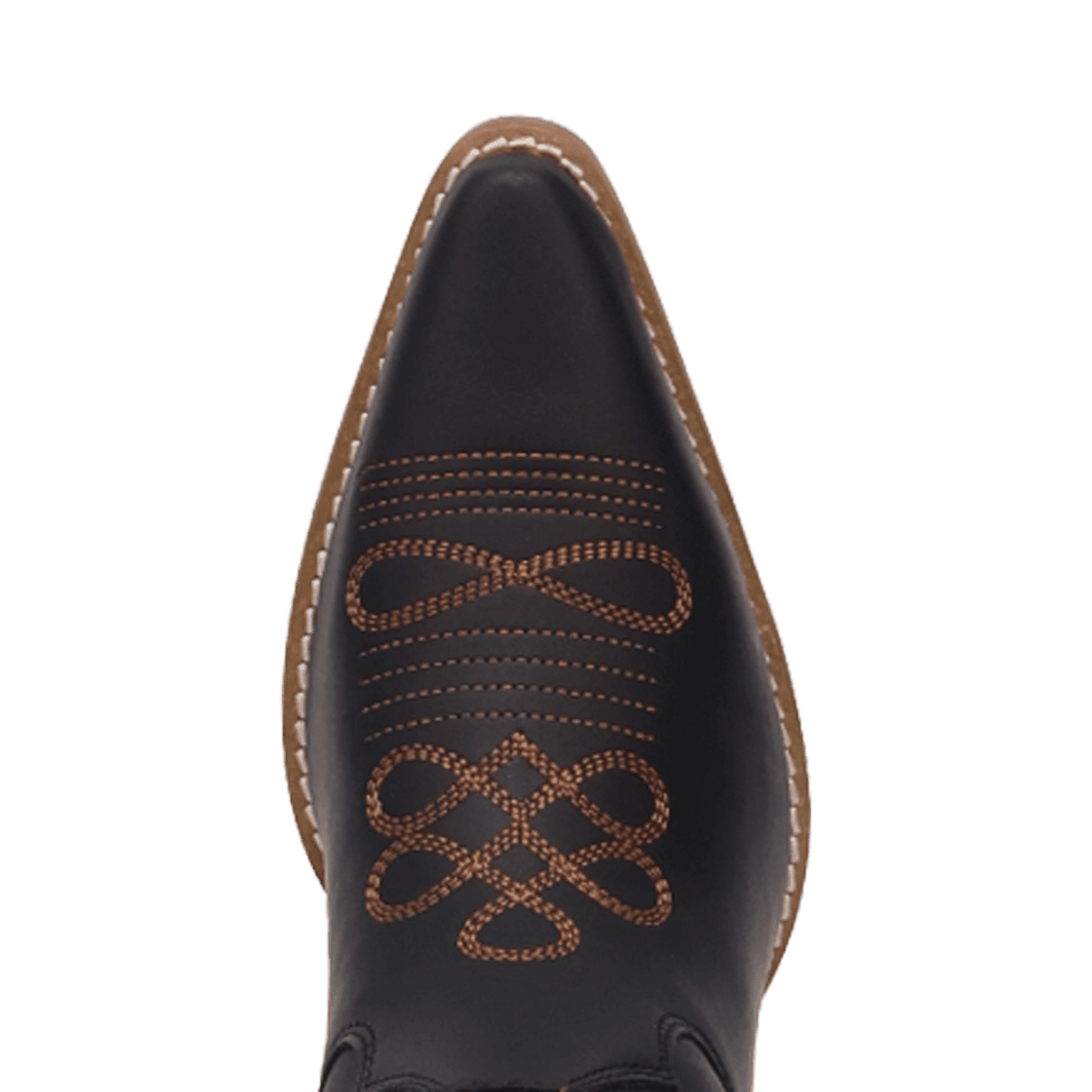 PRODUCT SHOT PEYOTE LEATHER BOOT AT TOE ANGLE