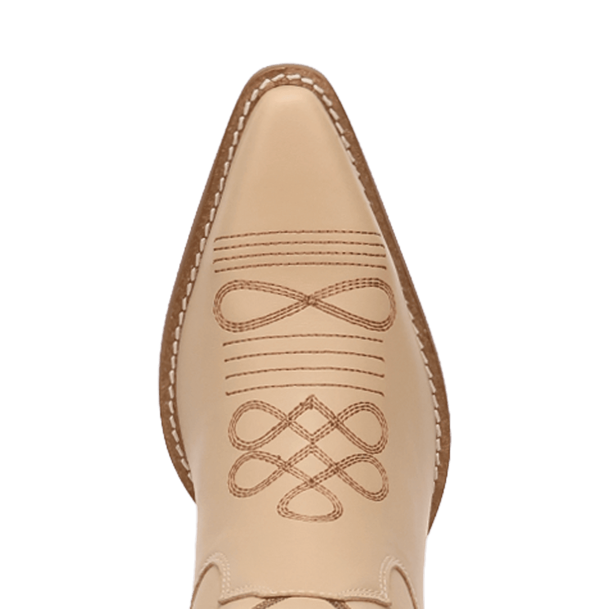 PRODUCT SHOT PEYOTE LEATHER BOOT AT TOE ANGLE