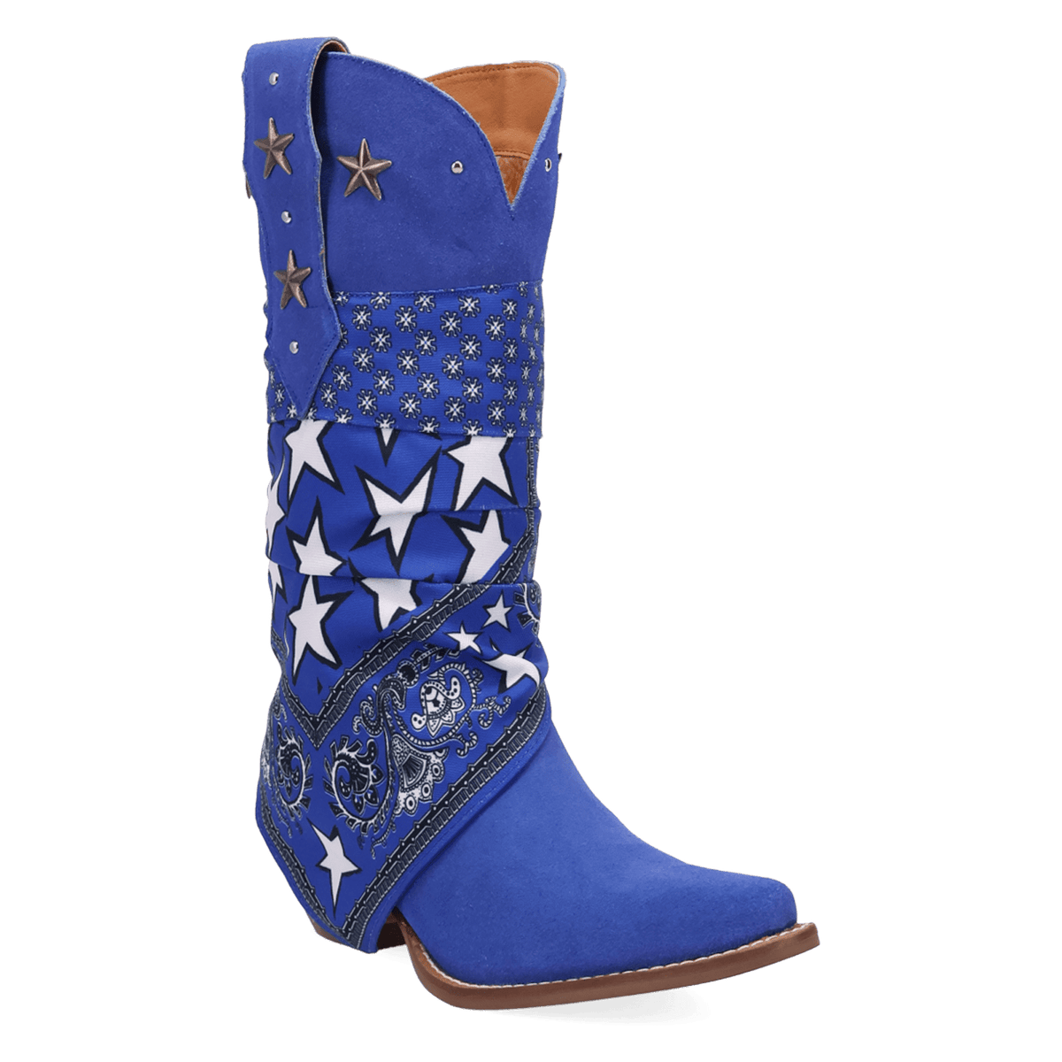 PRODUCT SHOT BANDIDA SUEDE BOOT AT 45 DEGREE ANGLE