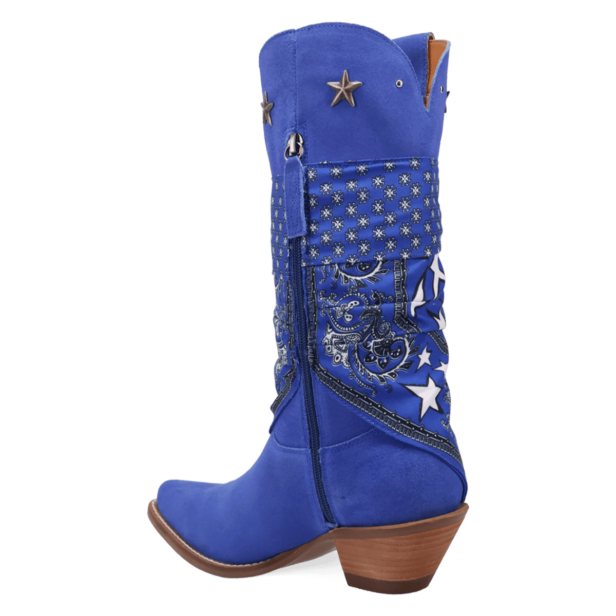 PRODUCT SHOT BANDIDA SUEDE BOOT AT 270 DEGREE ANGLE