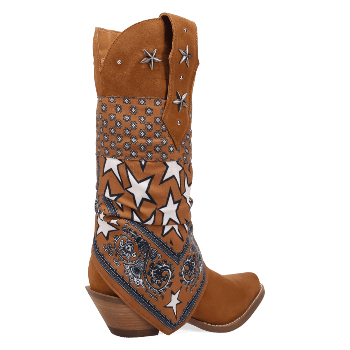 PRODUCT SHOT BANDIDA SUEDE BOOT AT 315 DEGREE ANGLE