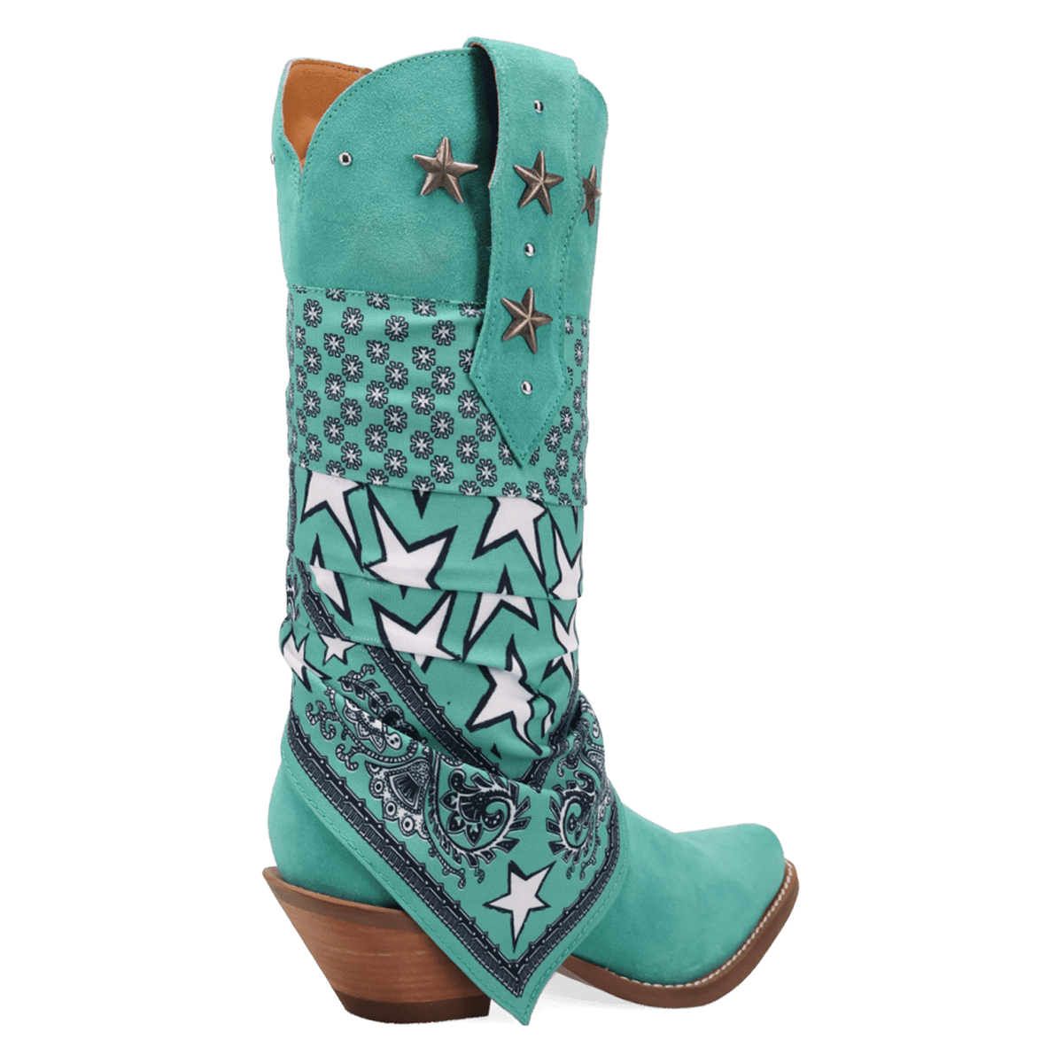 PRODUCT SHOT BANDIDA SUEDE BOOT AT 315 DEGREE ANGLE