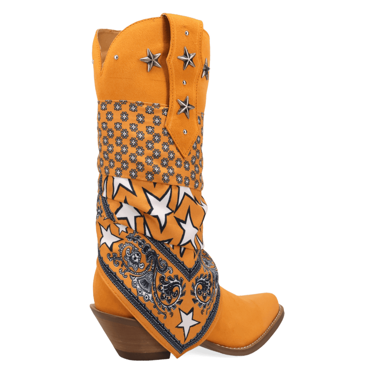 PRODUCT SHOT BANDIDA SUEDE BOOT AT 315 DEGREE ANGLE