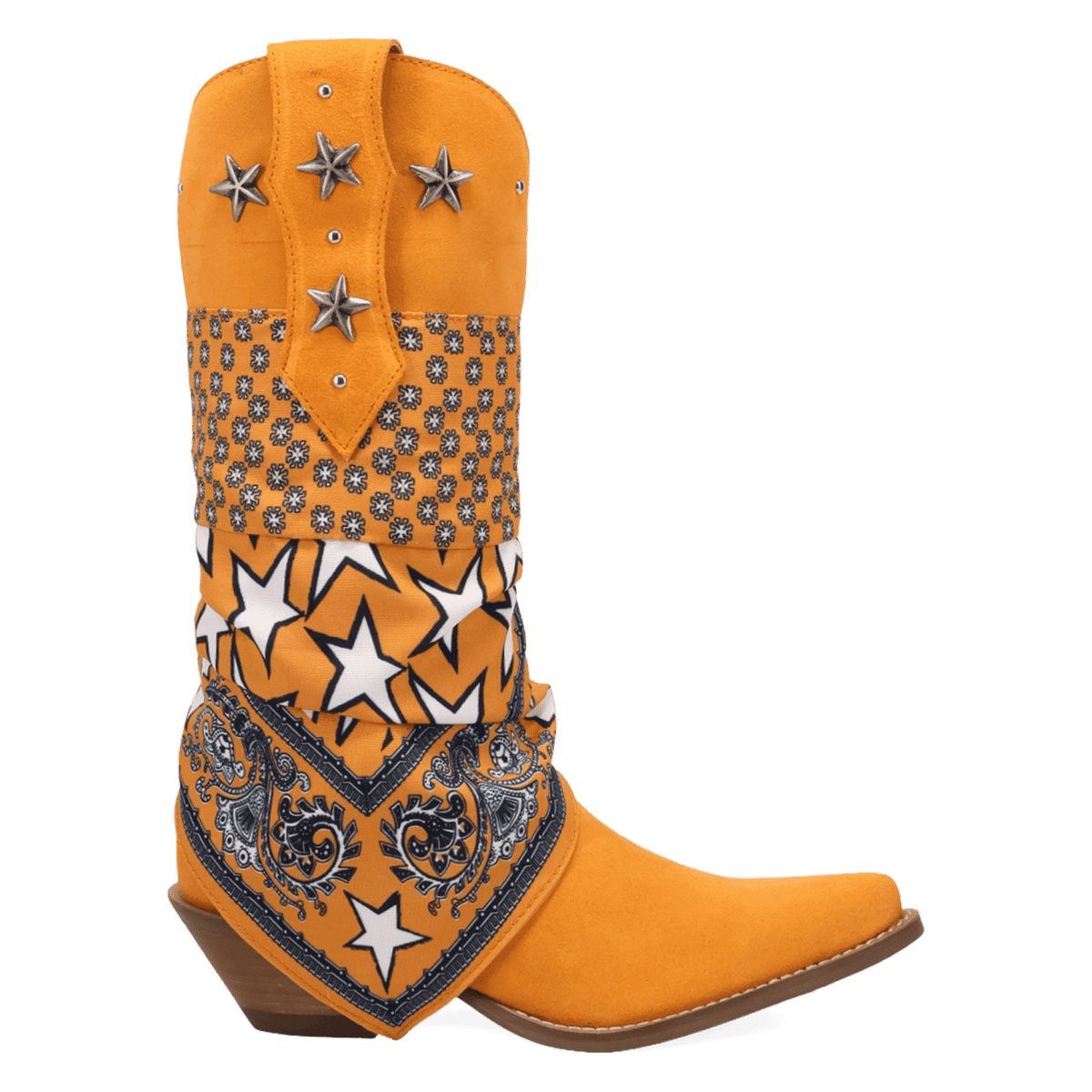 PRODUCT SHOT BANDIDA SUEDE BOOT AT 90 DEGREE INSIDE ANGLE