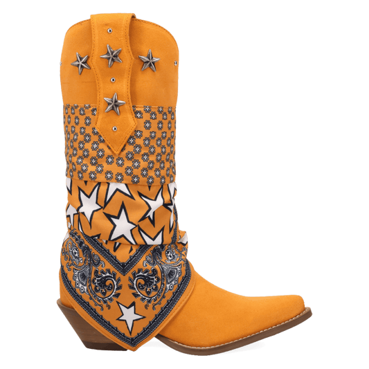 PRODUCT SHOT BANDIDA SUEDE BOOT AT 90 DEGREE INSIDE ANGLE