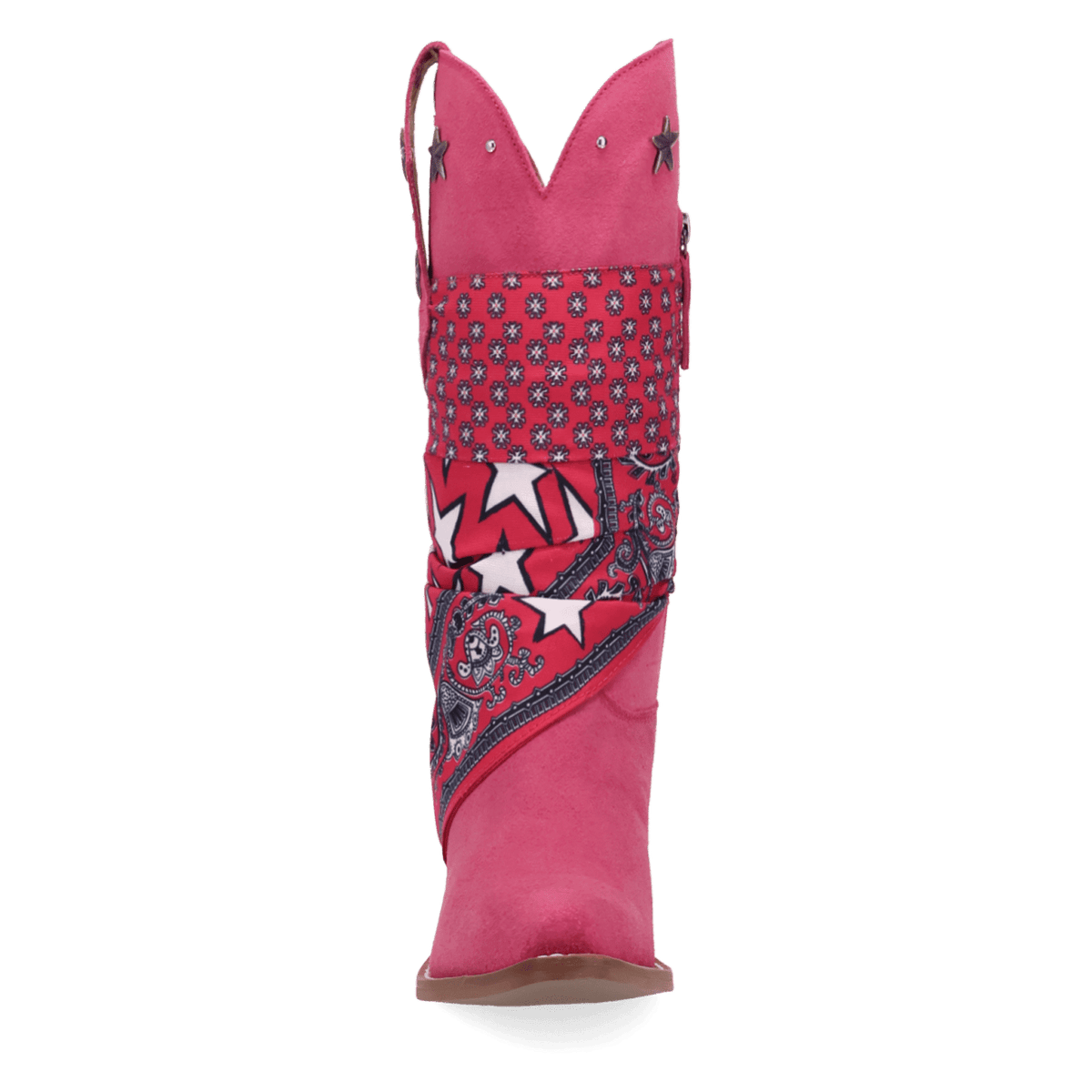 PRODUCT SHOT BANDIDA SUEDE BOOT AT FRONT ANGLE