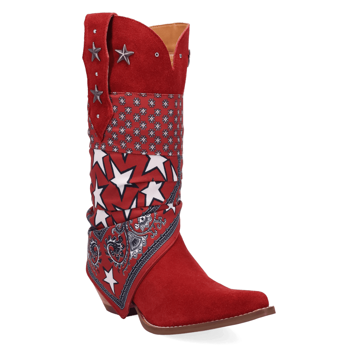 PRODUCT SHOT BANDIDA SUEDE BOOT AT 45 DEGREE ANGLE