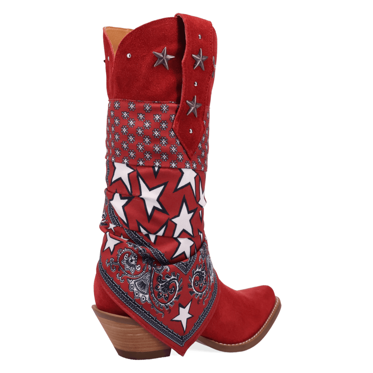 PRODUCT SHOT BANDIDA SUEDE BOOT AT 315 DEGREE ANGLE