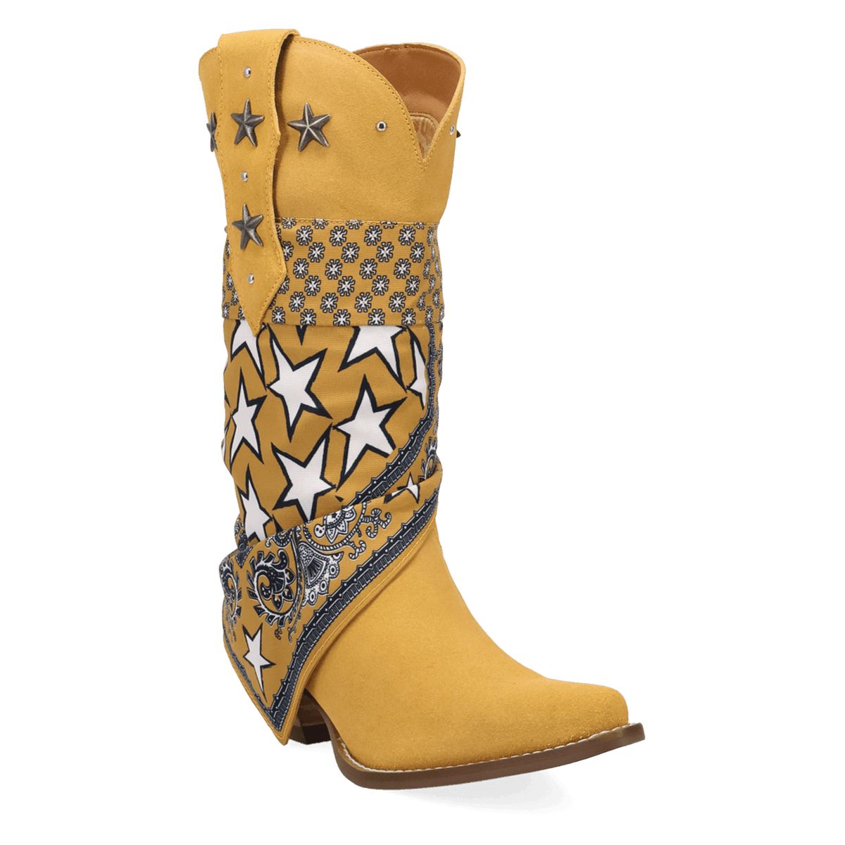 PRODUCT SHOT BANDIDA SUEDE BOOT AT 45 DEGREE ANGLE