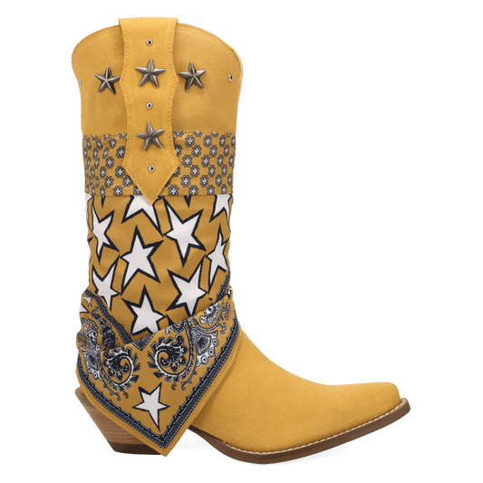 PRODUCT SHOT BANDIDA SUEDE BOOT AT 90 DEGREE INSIDE ANGLE