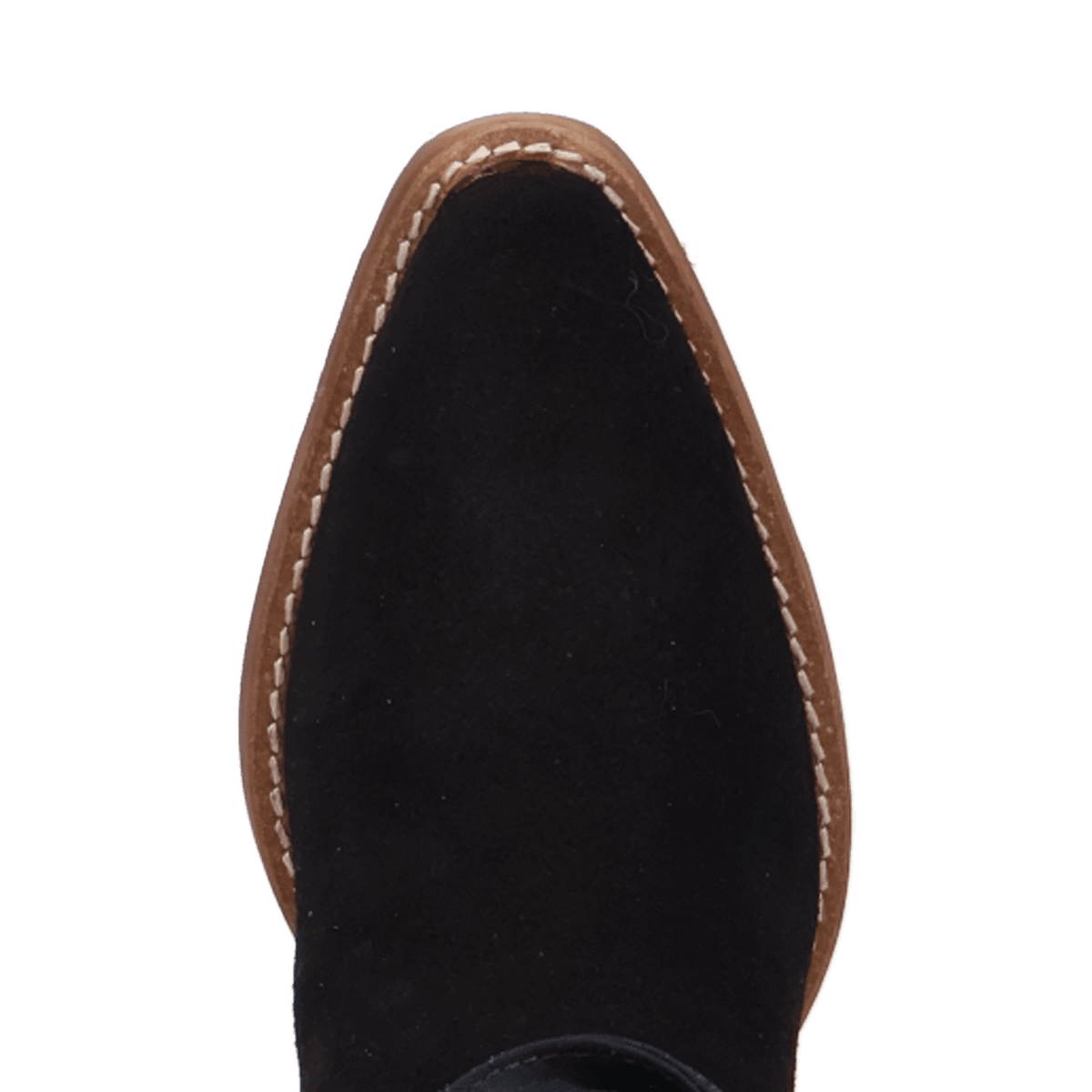 PRODUCT SHOT SUNDANCE SUEDE BOOTIE AT TOE ANGLE