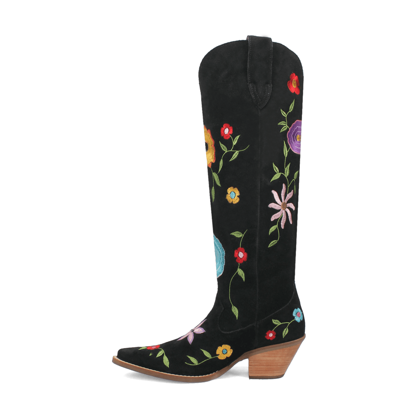 Angle 3, FLOWER POWER SUEDE BOOT