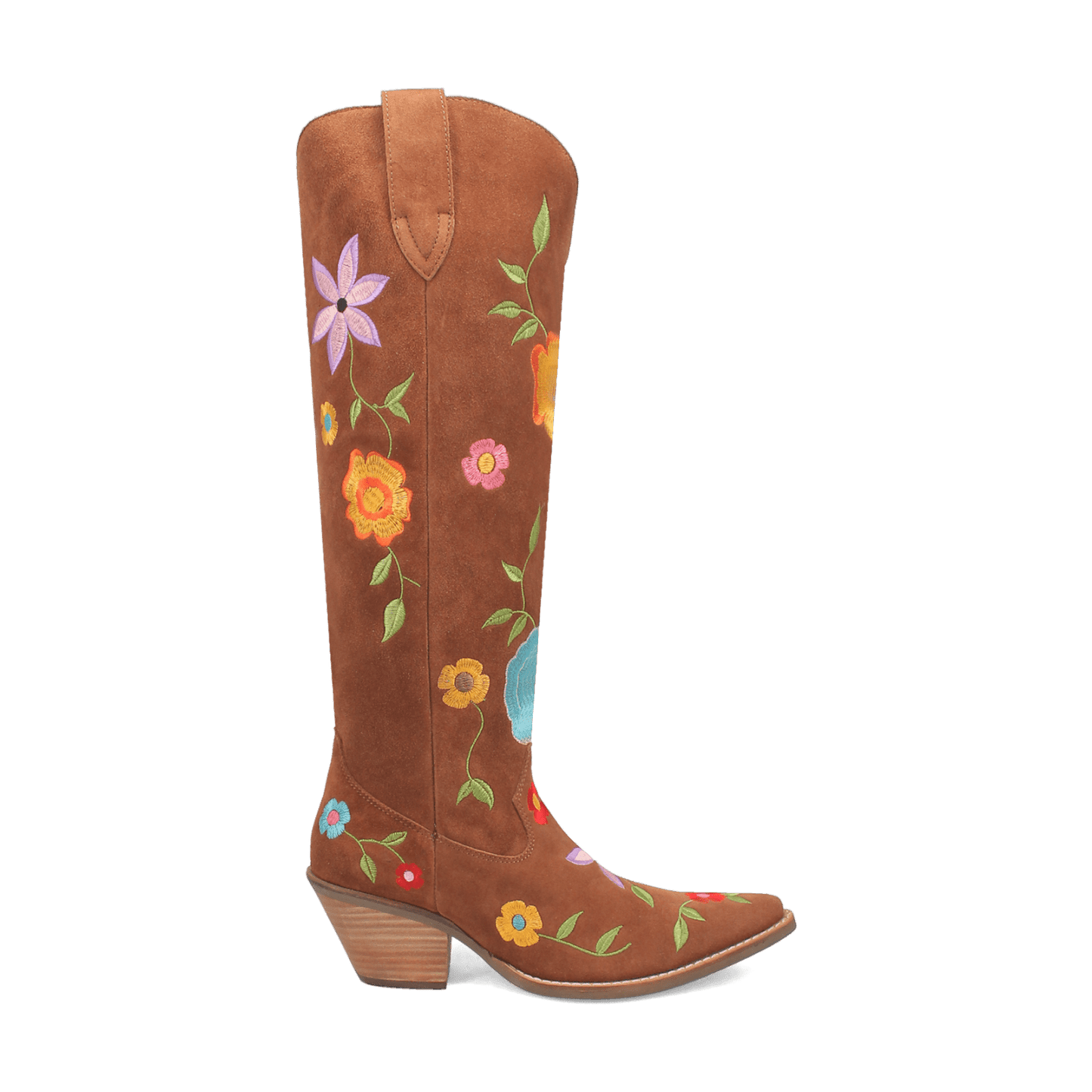 Angle 2, FLOWER POWER SUEDE BOOT