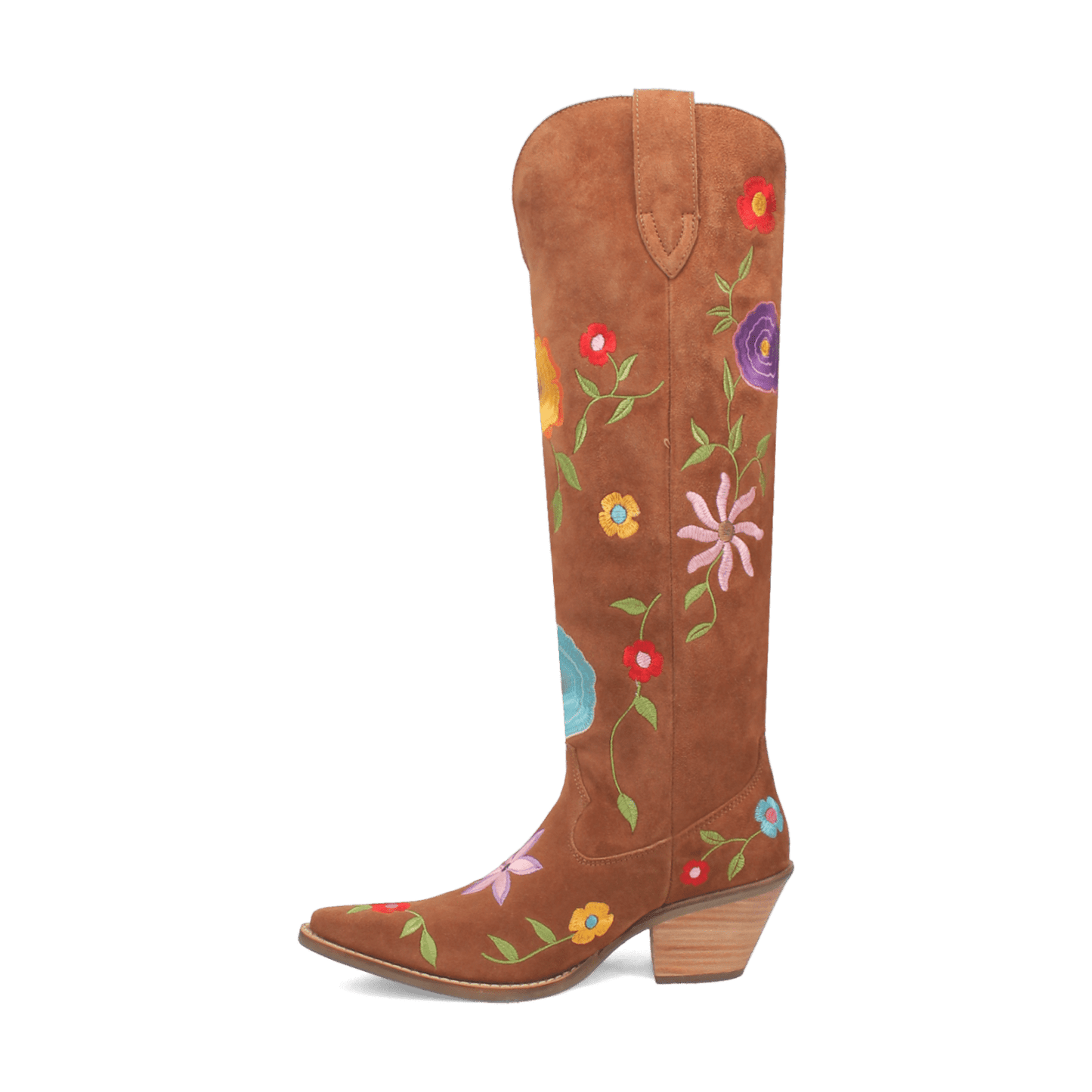 Angle 3, FLOWER POWER SUEDE BOOT