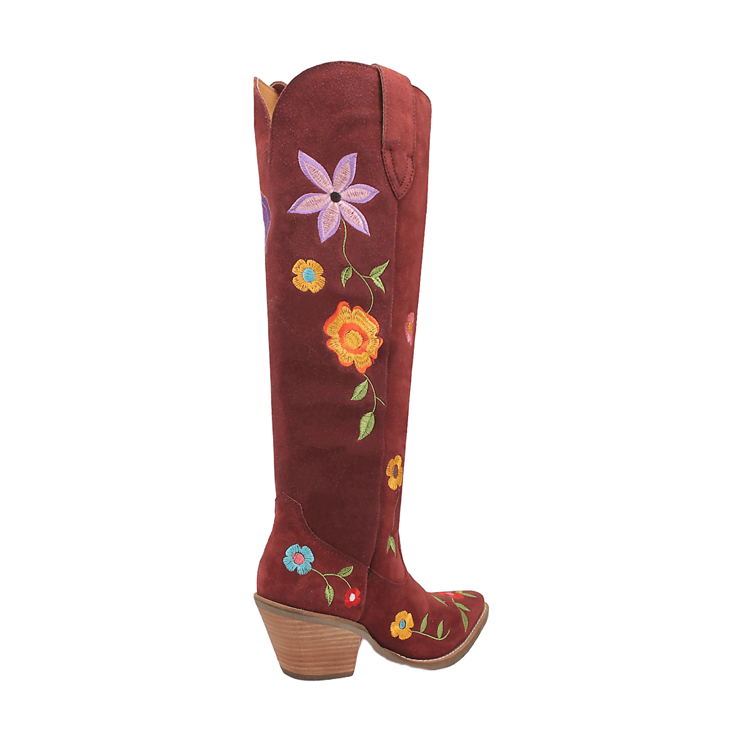 FLOWER POWER SUEDE BOOT