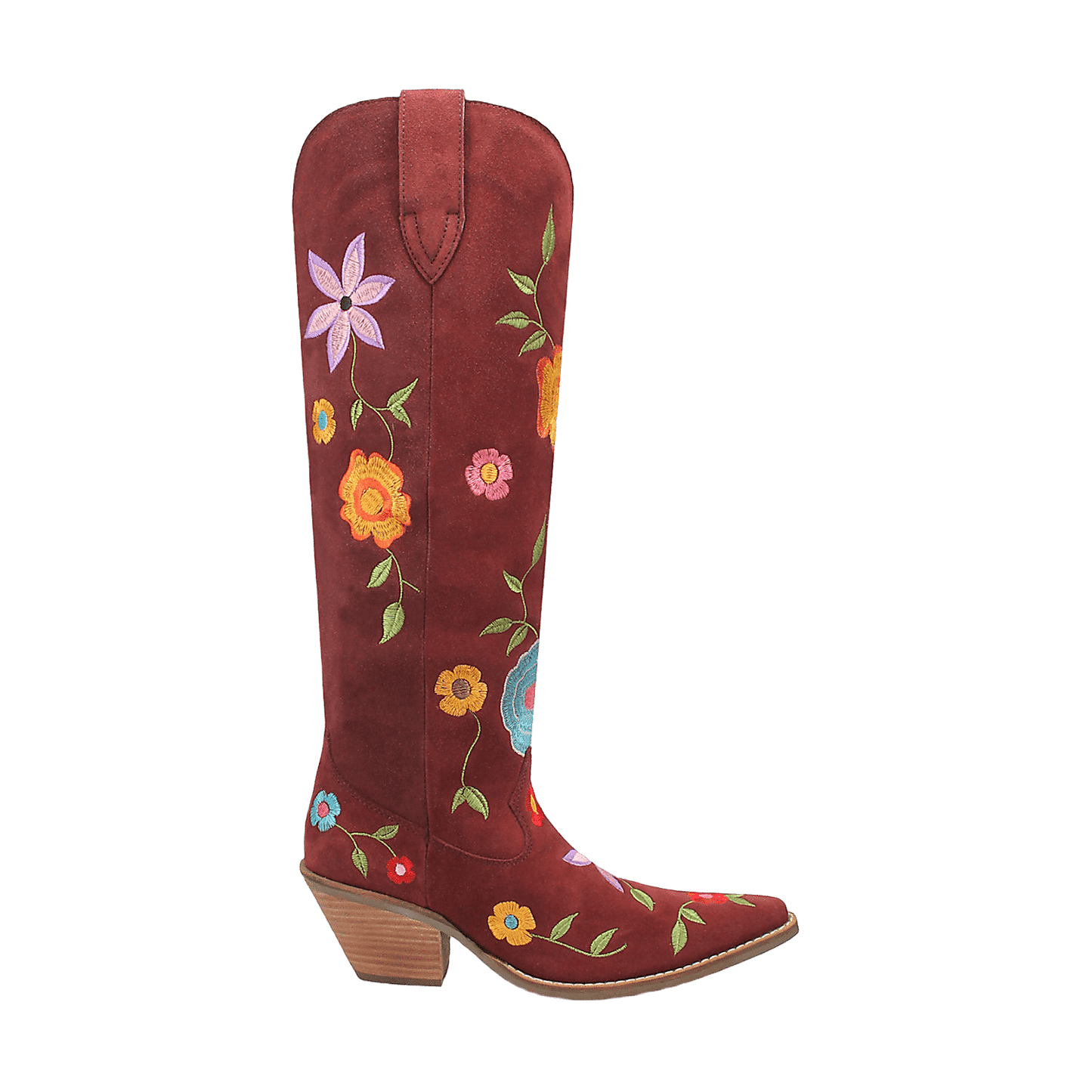 FLOWER POWER SUEDE BOOT