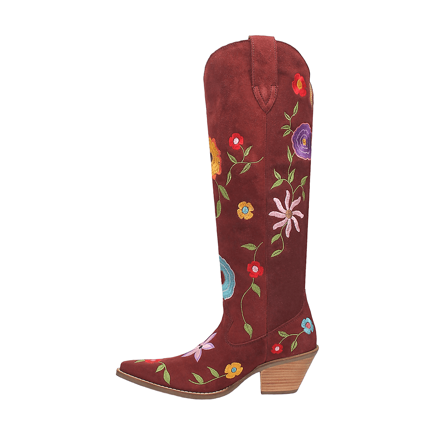 FLOWER POWER SUEDE BOOT