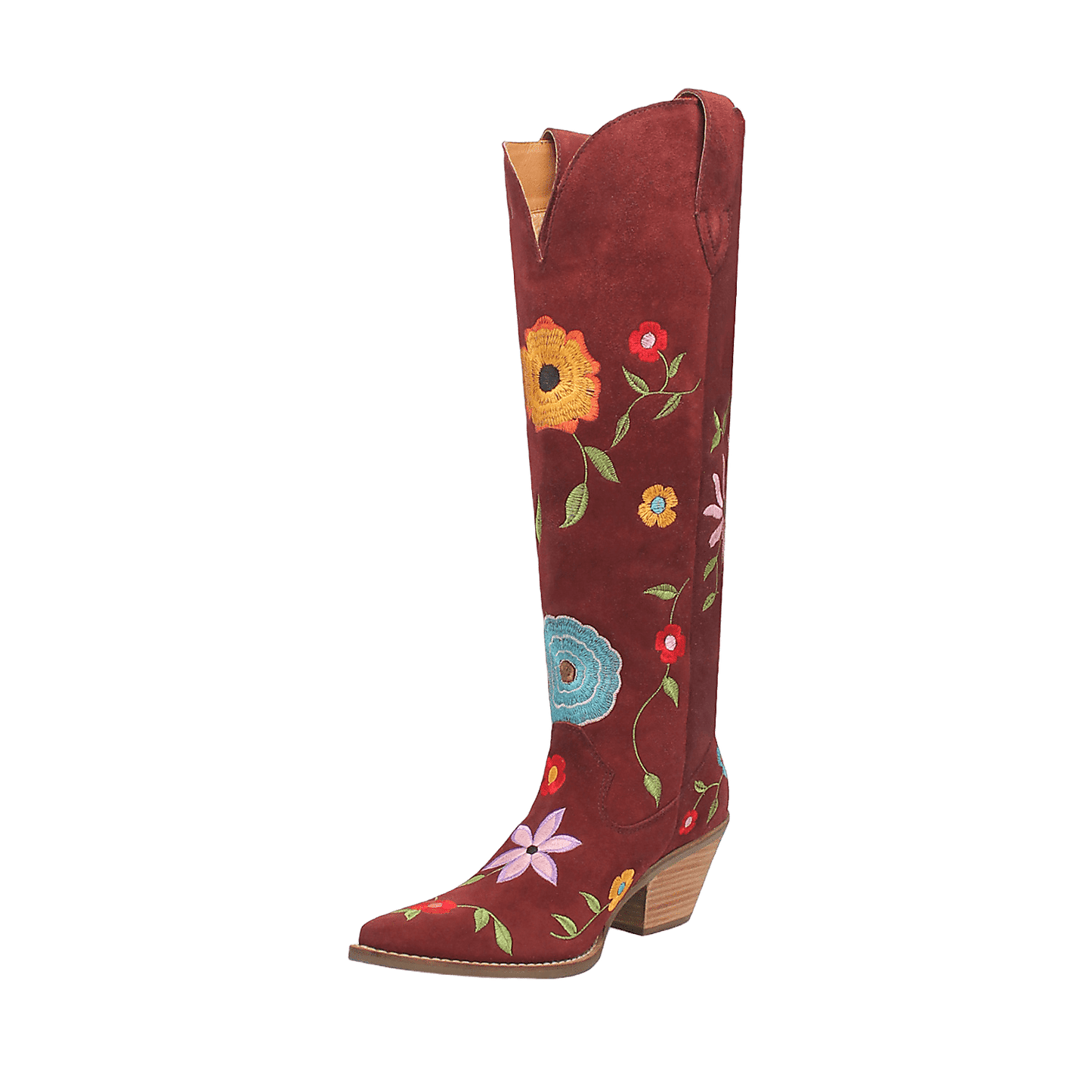 FLOWER POWER SUEDE BOOT