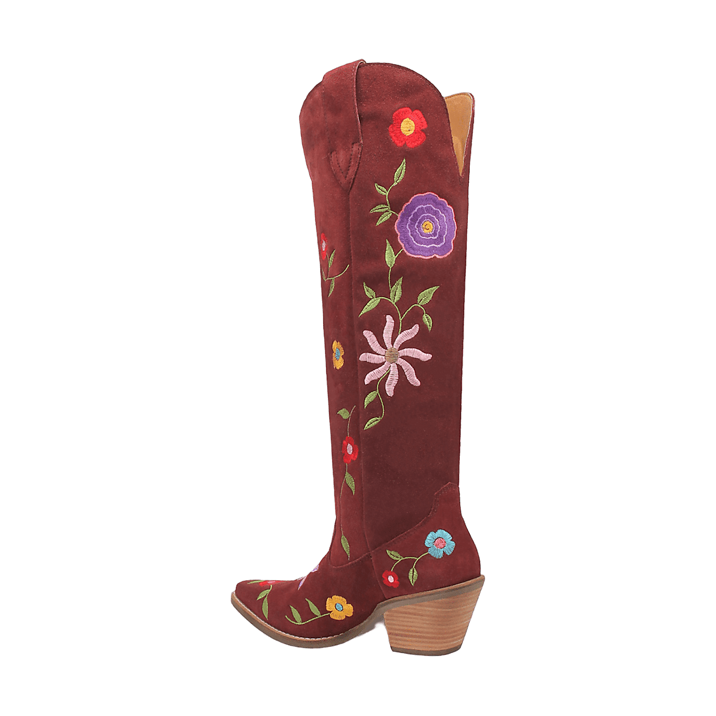 FLOWER POWER SUEDE BOOT