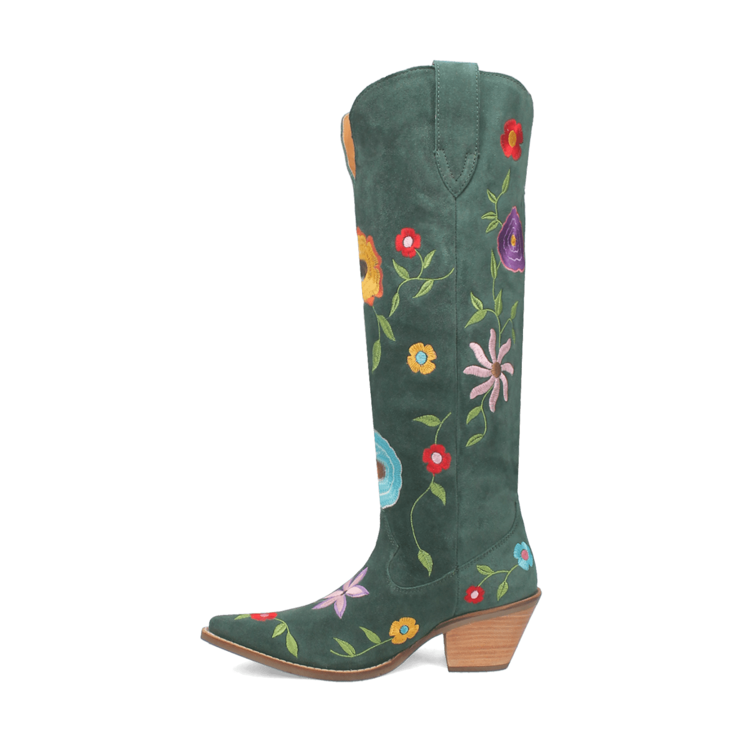 Angle 3, FLOWER POWER SUEDE BOOT