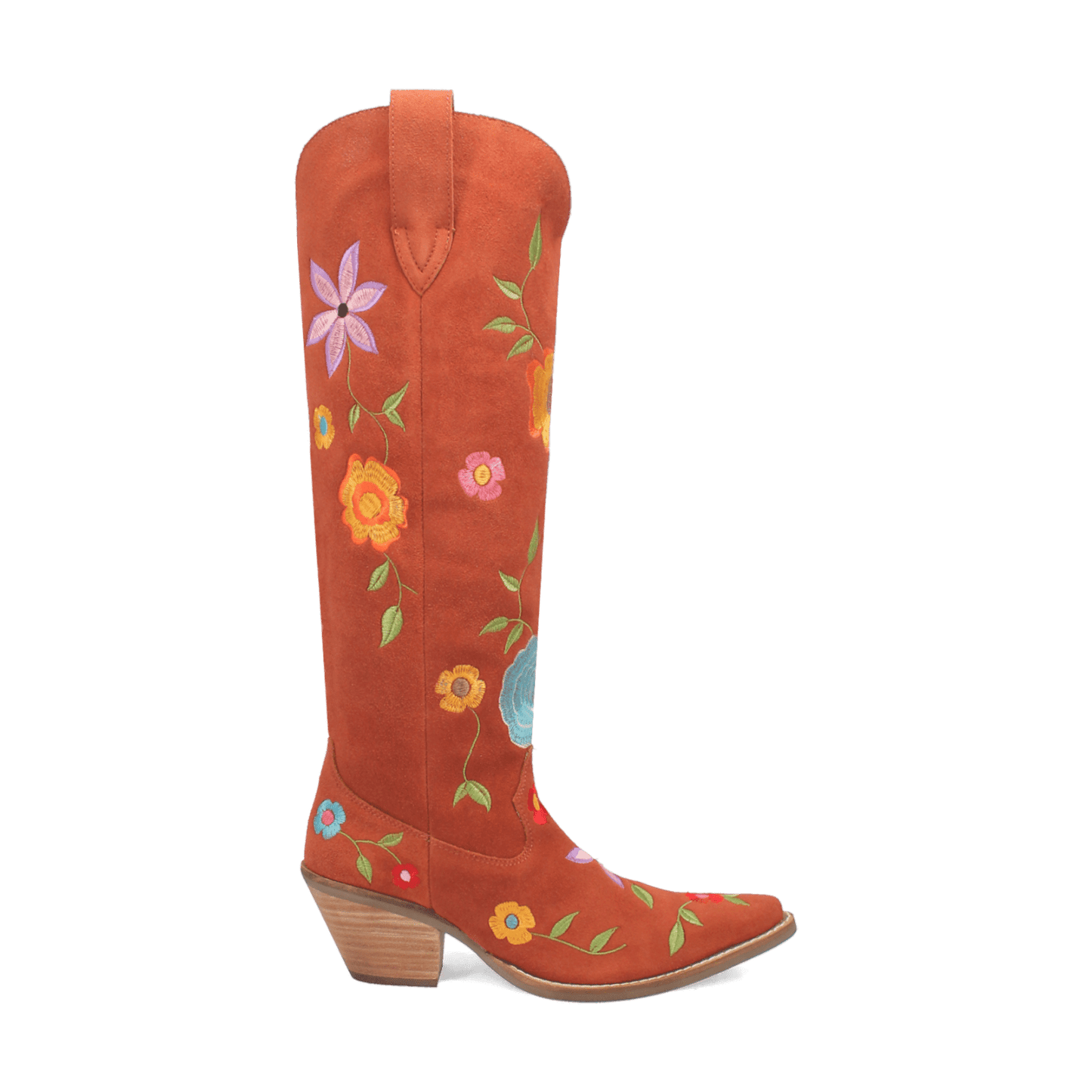 Angle 2, FLOWER POWER SUEDE BOOT