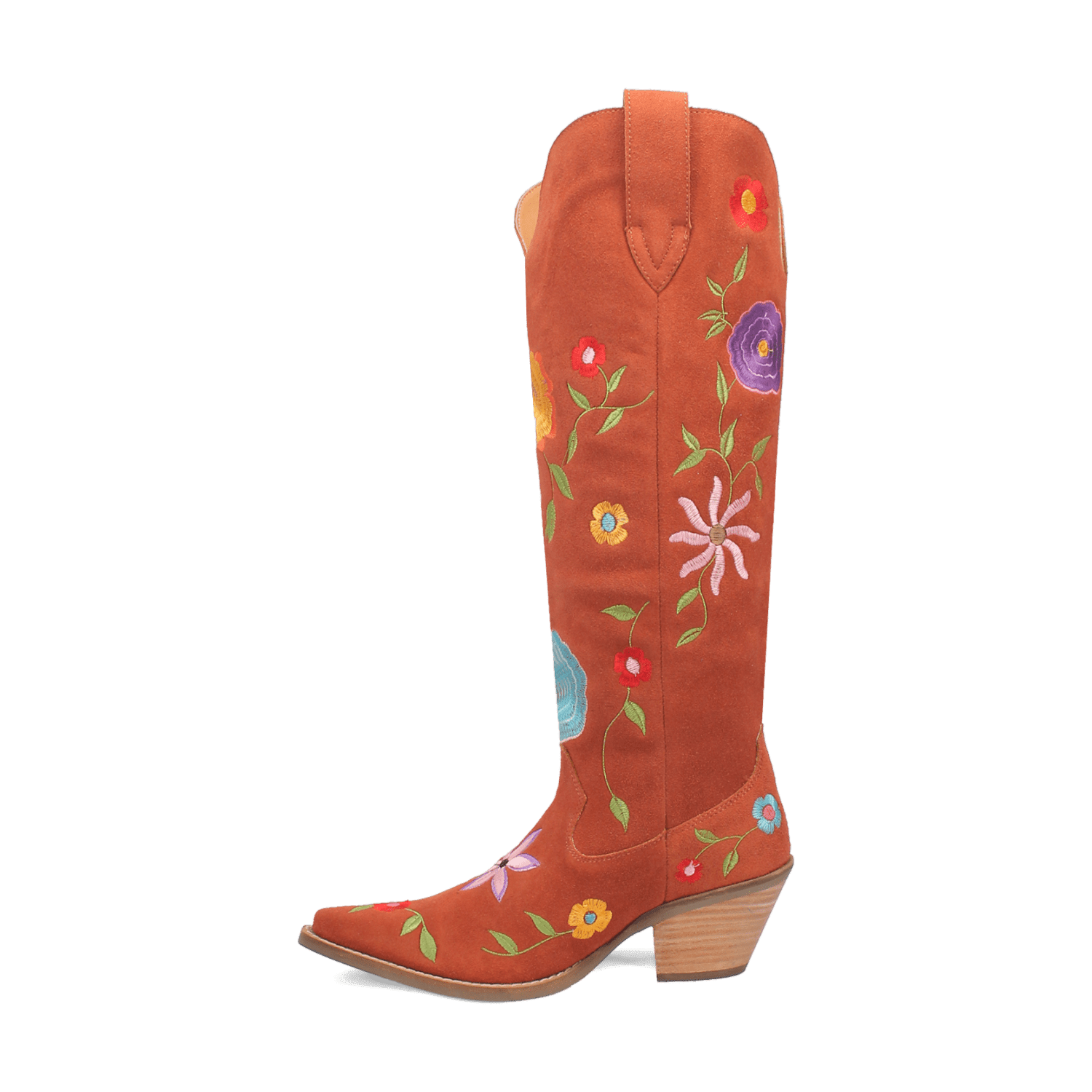 Angle 3, FLOWER POWER SUEDE BOOT