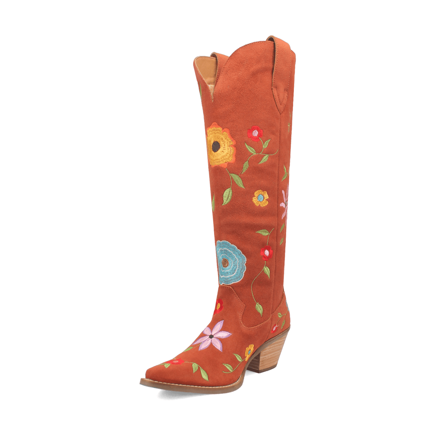 Angle 8, FLOWER POWER SUEDE BOOT