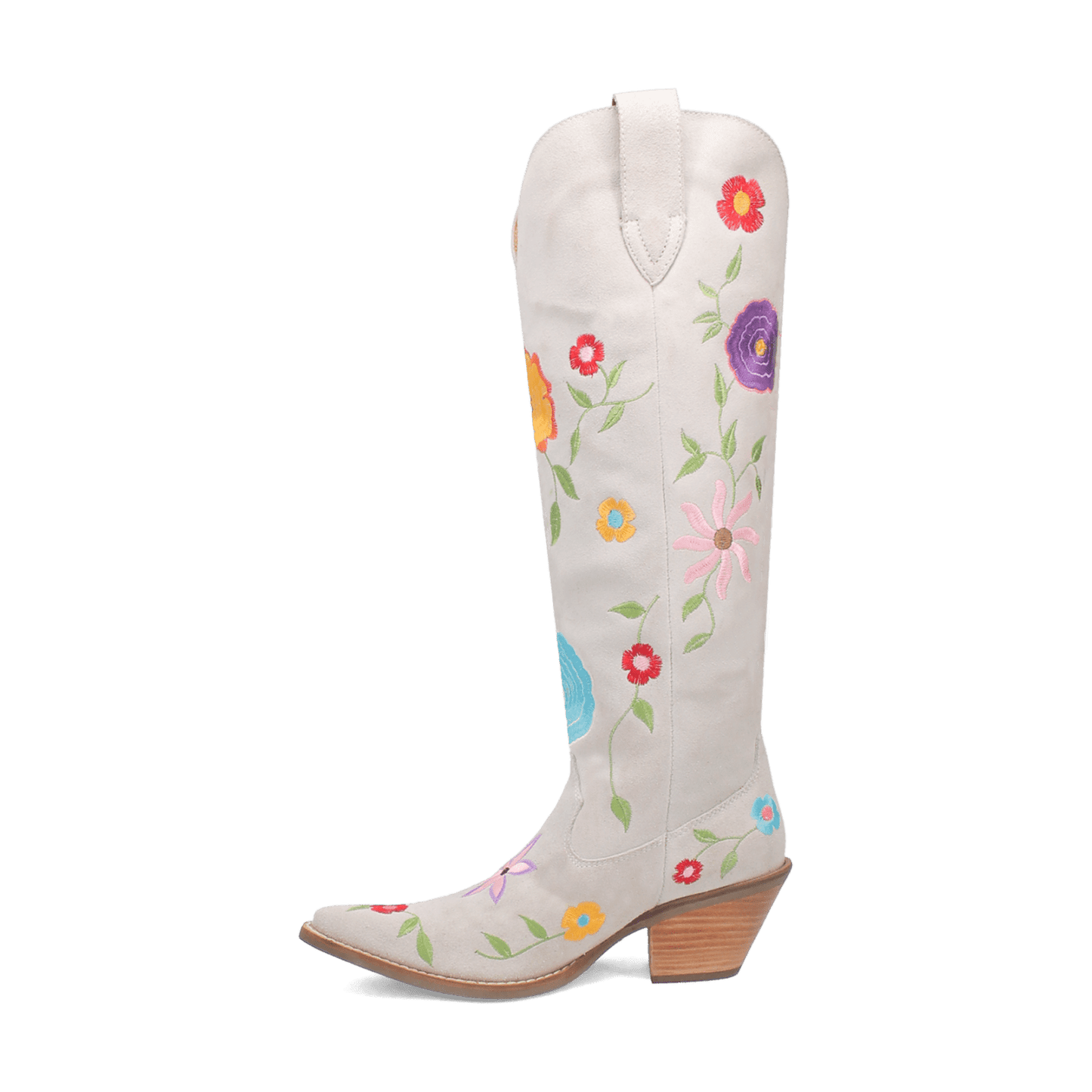 Angle 3, FLOWER POWER SUEDE BOOT