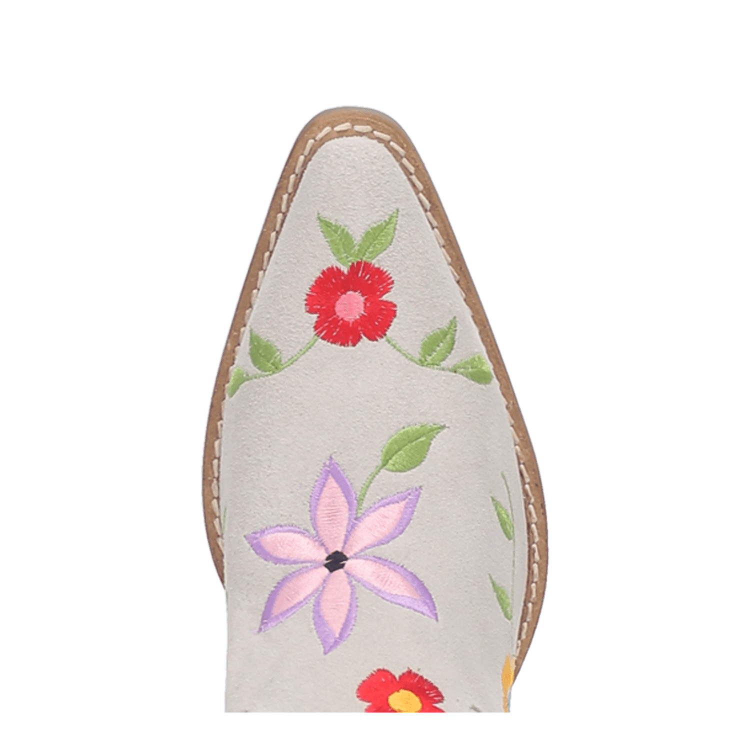 Angle 6, FLOWER POWER SUEDE BOOT