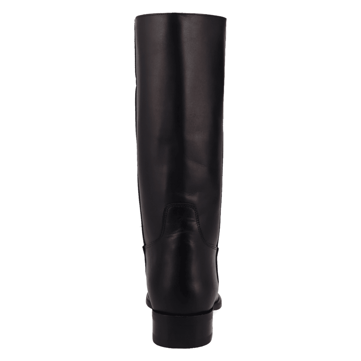 PRODUCT SHOT BOONE LEATHER BOOT AT 180 DEGREE BACK ANGLE