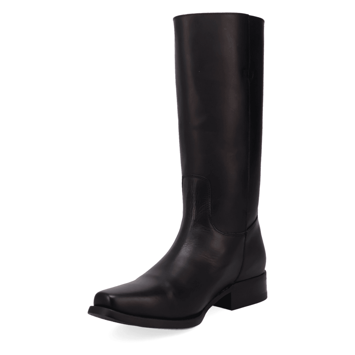 PRODUCT SHOT BOONE LEATHER BOOT AT 225 DEGREE ANGLE