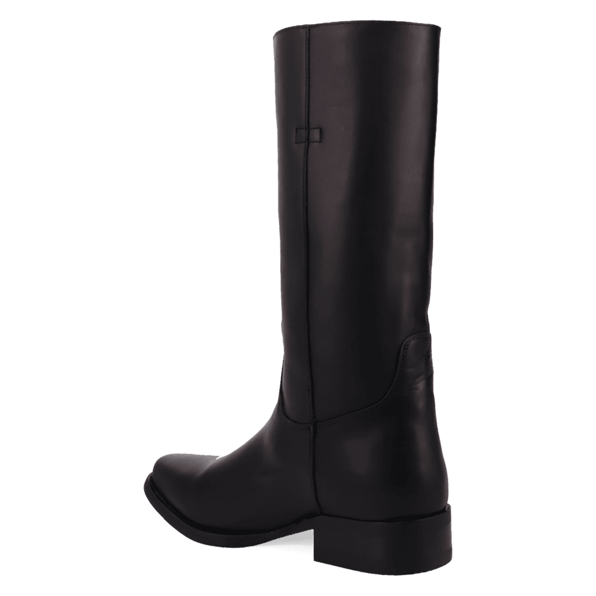 PRODUCT SHOT BOONE LEATHER BOOT AT 270 DEGREE ANGLE