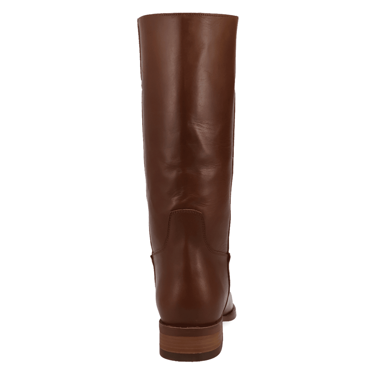 PRODUCT SHOT BOONE LEATHER BOOT AT 180 DEGREE BACK ANGLE